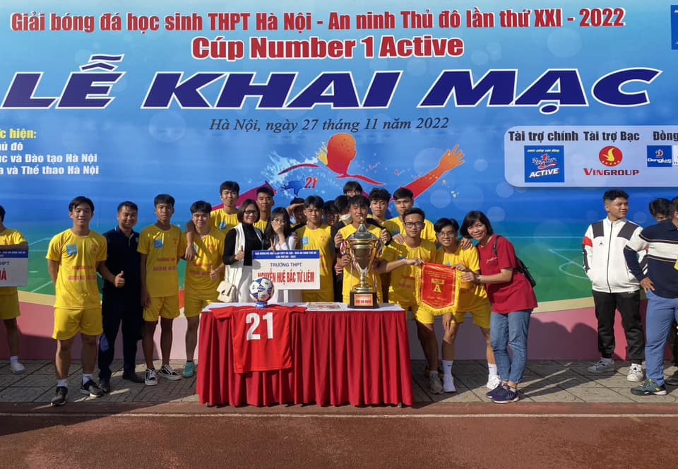 Tưng bừng khai mạc giải bóng đá học sinh THPT Hà Nội – An ninh Thủ đô 2022